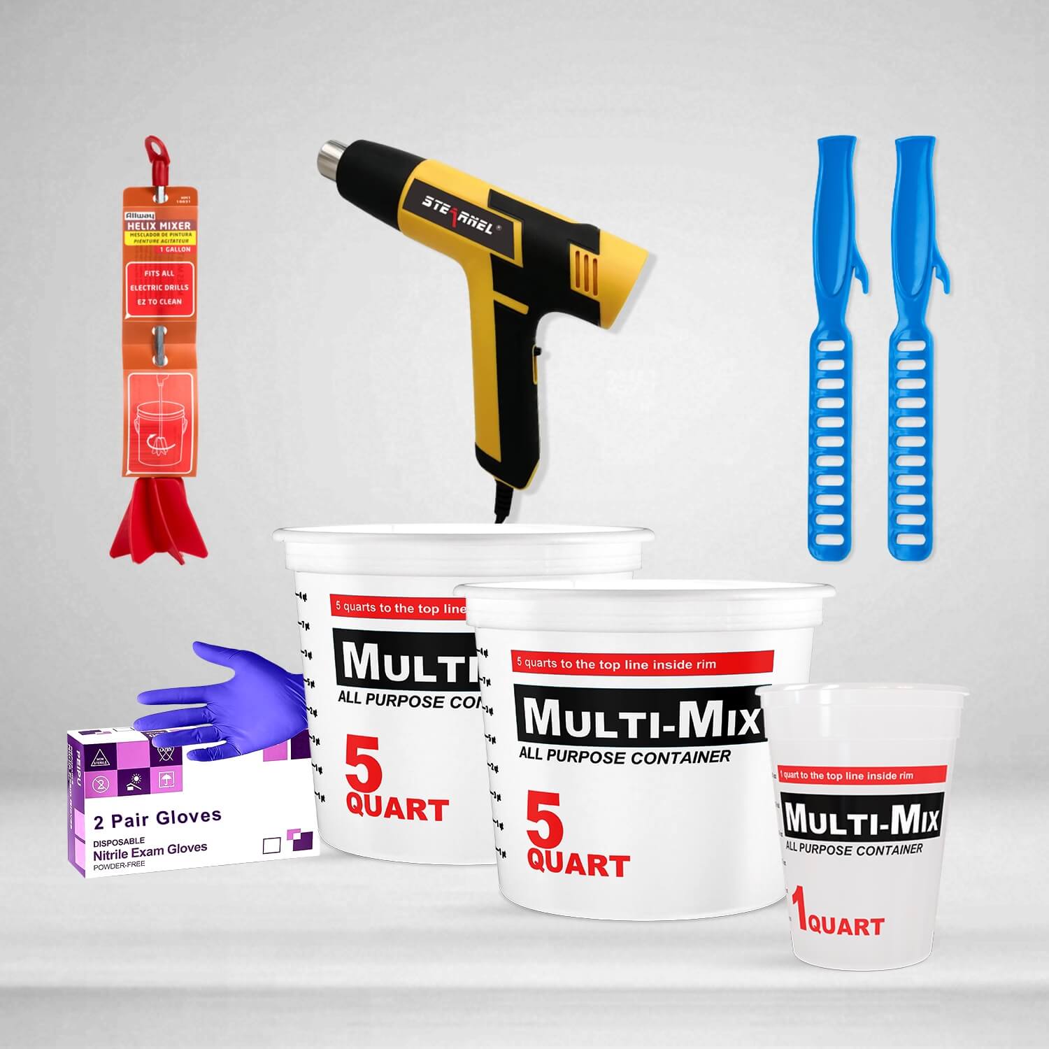 Allway Tools Helix Paint Mixer - Mixing Tools for Epoxy Resin